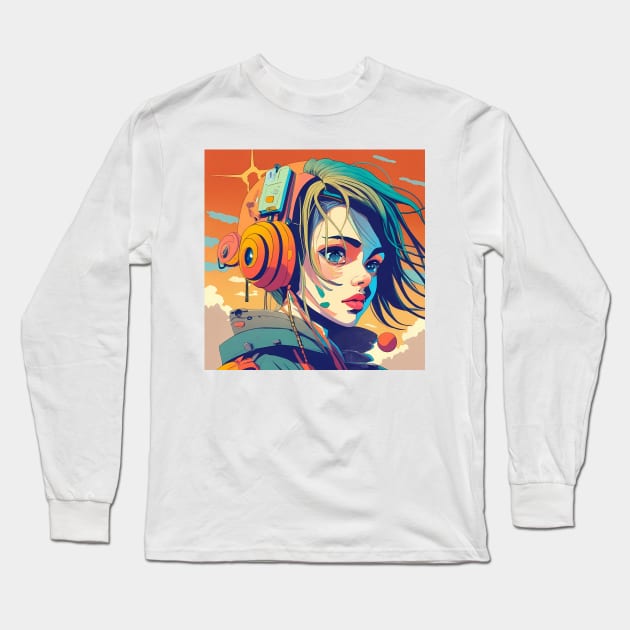 Anime art Long Sleeve T-Shirt by IOANNISSKEVAS